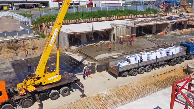 ЖК "Движение. Тушино" с высоты птичьего полета (июль 2020) смотреть онлайн