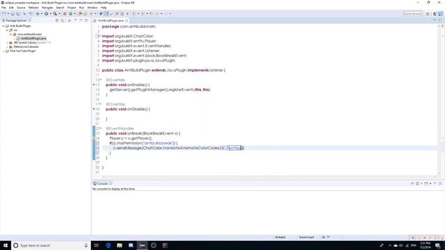[Bukkit Speed Coding] Anti Build Plugin смотреть онлайн