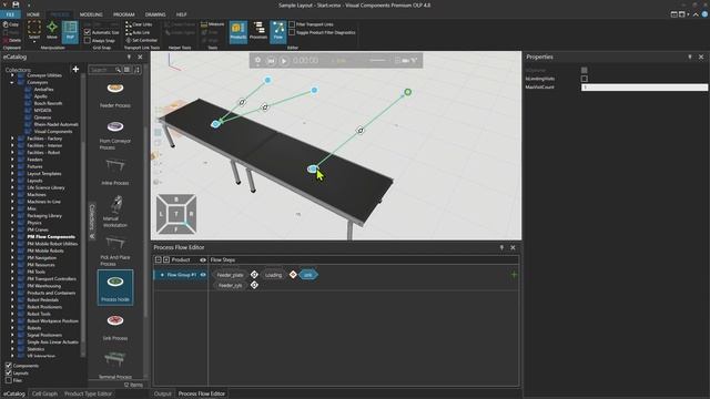 Depalletizing using Process Modeling Detach Statement смотреть онлайн