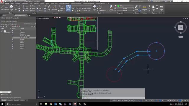 Promine AutoCAD Tip of the Week: Selecting Connecting Objects using FS Command смотреть онлайн