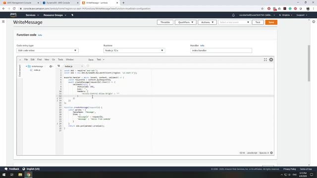 How to Read and Write to DynamoDB using AWS Lambda смотреть онлайн