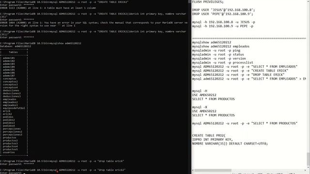 MYSQL en CMD смотреть онлайн
