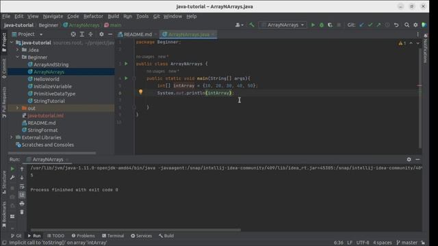 Java Full Course JFC0203: Beginner - Java Arrays: Tips and Tricks for Effective Array Handling смотреть онлайн