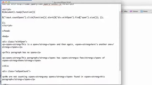 JS 4U 163: Counting Elements Example смотреть онлайн