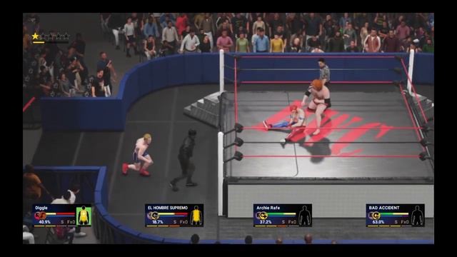 Pro Wrestling Chaos episode 2 "Fatal 4-way" WWE 2k19 Universe mode смотреть онлайн