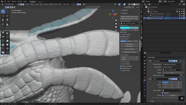 Creature Forge | Create Epic Creatures In Blender #b3d
