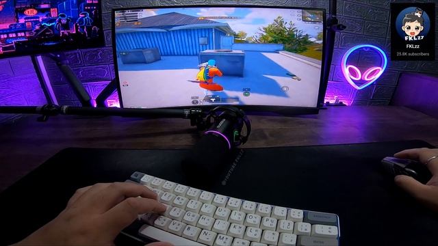 Keyboard + Mouse ASMR Sound ? | PUBG MOBILE 2.7 Emulator IPad View 90 FPS HDR HD (POV)