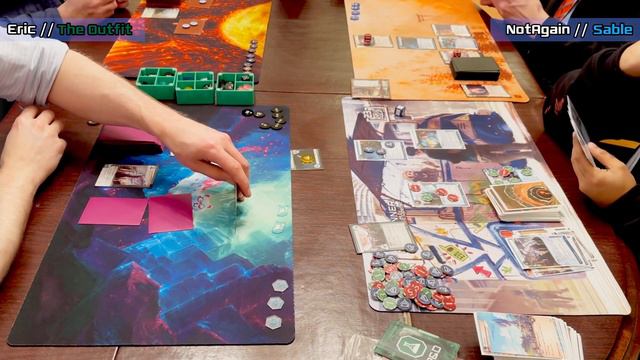Netrunner - The Outfit Vs. Sable - Mansionrunner 4/22/23, Round 1, Eric H Vs. NotAgain