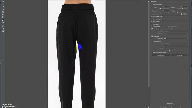 5.1 Liquify Photoshop filter in product image editing смотреть онлайн