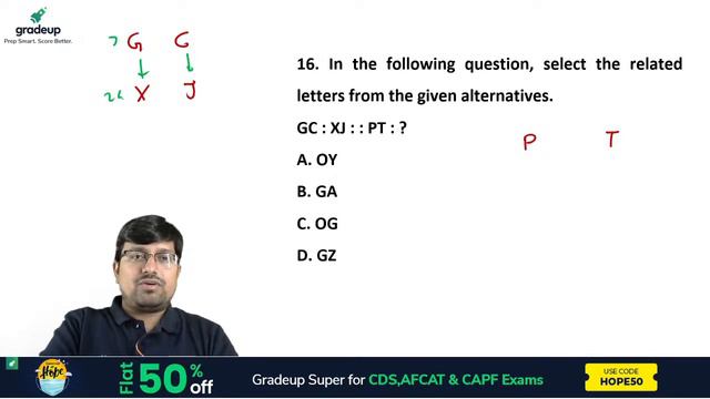 Analogy Part 1 | Reasoning Preparation | AFCAT 2 2021 | Ankit Sharma | Gradeup смотреть онлайн