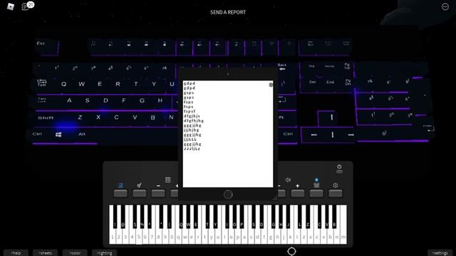Gravity Falls Roblox Piano смотреть онлайн