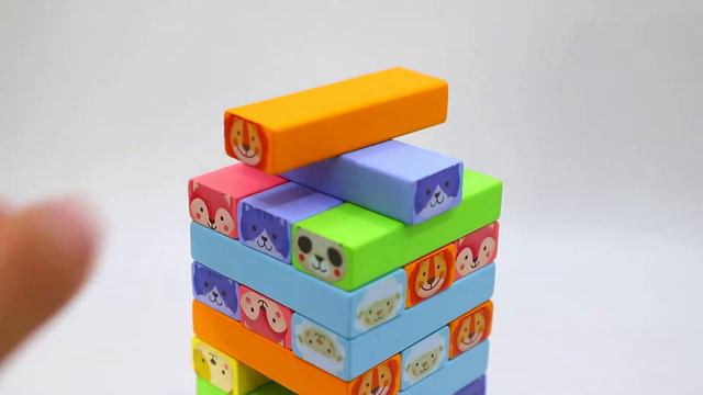 Настольная игра Башня Jenga Beech Animals