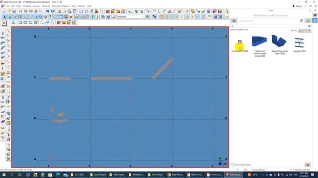 Convert Plates in tekla model to Autocad DXF смотреть онлайн