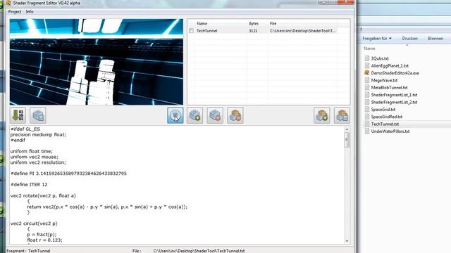 GLSL Fragment Shader Tool Preview