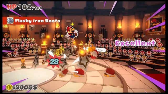 Paper Mario: The Origami King FULL GAME WALKTHROUGH Part 26 - Bowser's Castle, Handaconda & Scissor смотреть онлайн