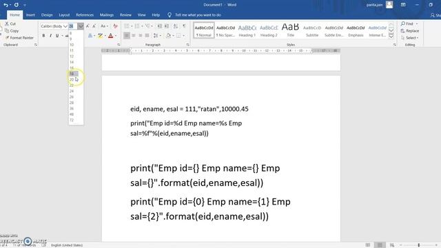 Python | Different ways to Print or Fomat Data in Python | Lecture 6 смотреть онлайн