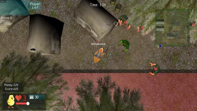 Chicken Wars Геймплей смотреть онлайн