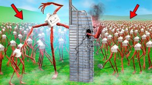 ОГРОМНАЯ ТОЛПА ХОДЯЧЕГО МОЛОКА ПРОТИВ НЕБОСКРЕБА! ОБОРОНА ЗДАНИЯ ОТ SCP! БЕЗУМИЕ В Garry`s Mod