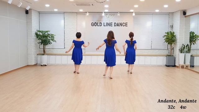 Andante, Andante Line Dance (Intermediate Rolling 8-Count) Maryloo – France - January 2019 смотреть онлайн