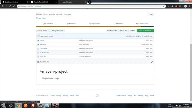 Simple DevOps project || Jenkins ||Tomcat || Git смотреть онлайн