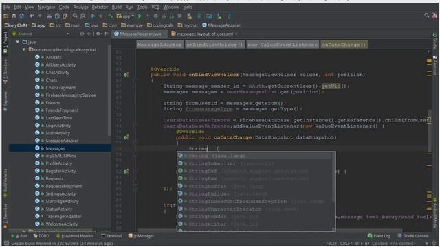Firebase Chat App Android Studio - myChAt - 52 Sending And Displaying Chat Images смотреть онлайн