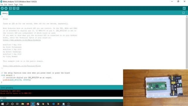 How To Program Raspberry Pi Pico With The Arduino IDE | (HINDI) смотреть онлайн