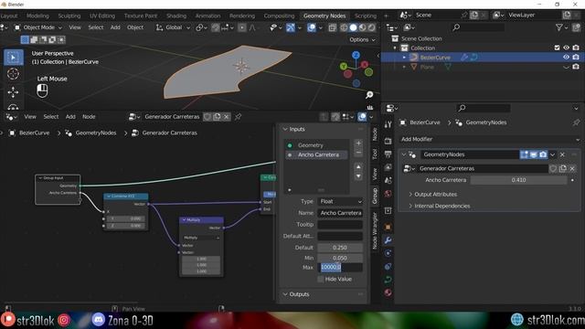 Generador de Carreteras por Curvas con Geometry Nodes en Blender 3.3 - Tutorial Blender смотреть онлайн