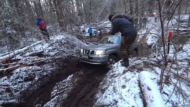 Покатушки в Воложине 5 января 2020 - Первый брод (1/5) смотреть онлайн