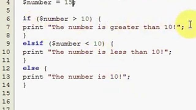 Perl Tutorial 9 - Conditionals: if, elsif, else, unless смотреть онлайн