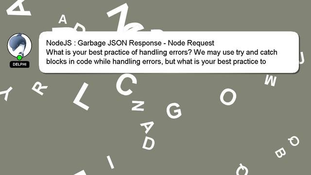 NodeJS : Garbage JSON Response - Node Request смотреть онлайн