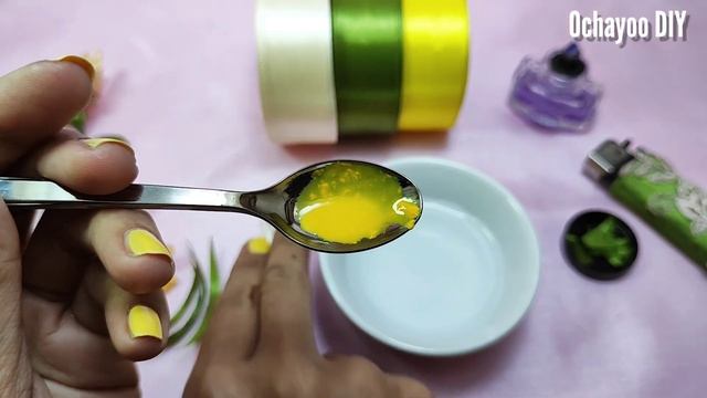 DIY cosmos flower making/how to make satin ribbon flower easy смотреть онлайн