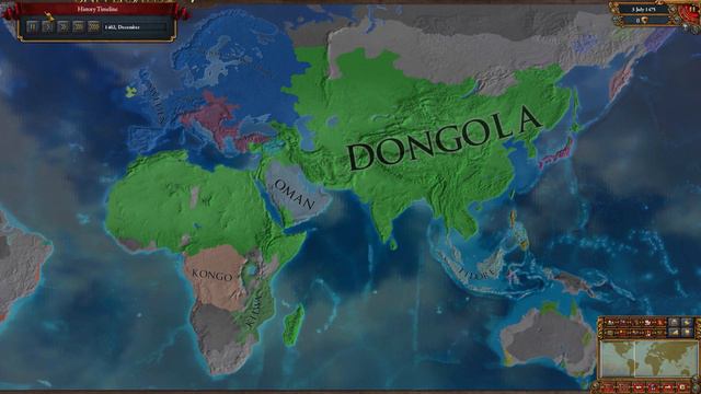 EU4 - Battle Royale Mod For Europa Universalis IV (AI Only Timelapse)