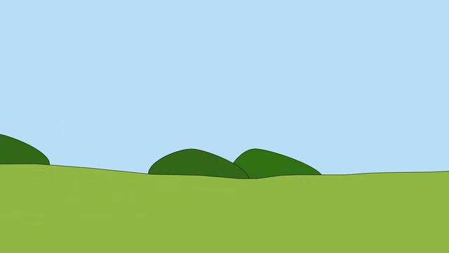 Нападение бегемота на человека (анимация).