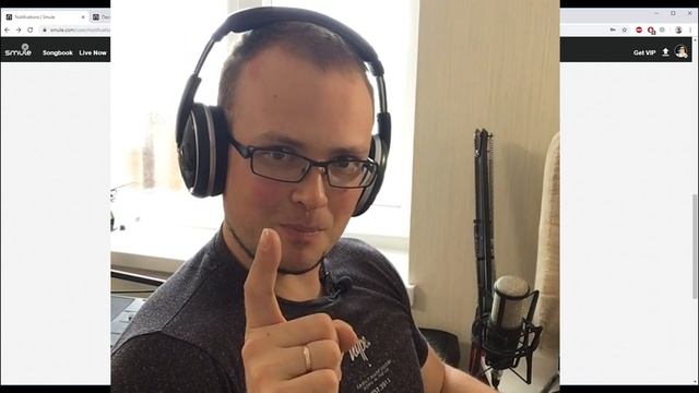 Скачиваем видео из Smule. Уведомления и возможности сайта.
