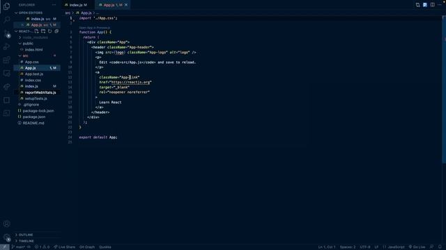React Basics (1/6): Install react app, set up Index.js, set up App.js, nesting components смотреть онлайн