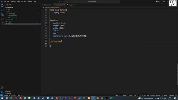 Read More in Popup with HTML & CSS and JS | Читать далее в Всплывающем окне с помощью HTML, CSS и J