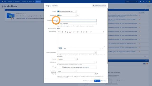 Jira Ticket erstellen | Jira Tutorial (deutsch) смотреть онлайн