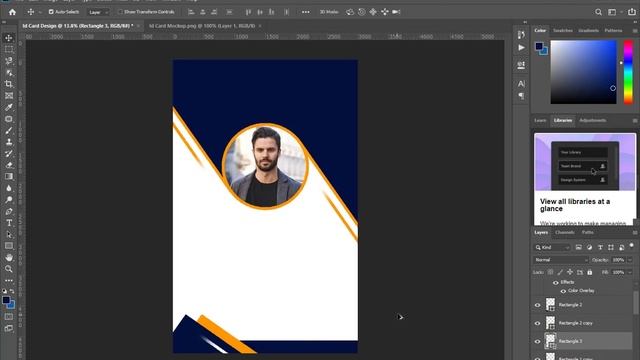 Professional Id Card Design || Photoshop Tutorial смотреть онлайн