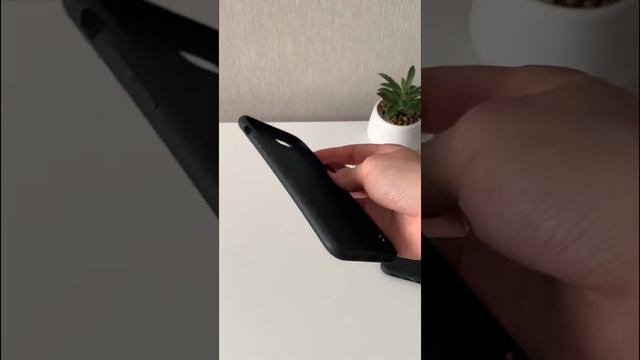 Матовый силиконовый чехол iPhone 6 / iPhone 6S, тонкий, чёрный. смотреть онлайн