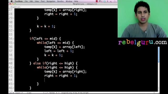 Merge Sort with Java (Part 2) смотреть онлайн