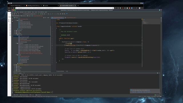 Laravel #5.2 - Про реляции моделей Eloquent (Финал экскурсии) смотреть онлайн