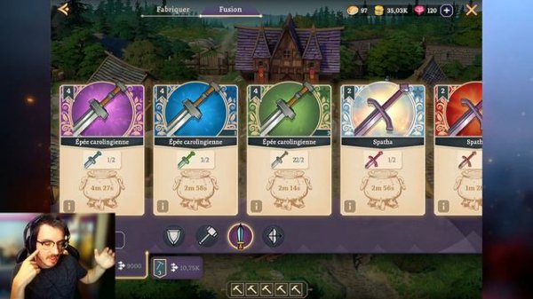 DEJA ACCRO A CE NOUVEAU JEU MOBILE ! BATTLESMITHS BLADE & FORGE IOS ANDROID GAMEPLAY