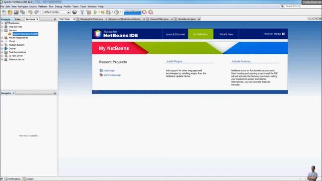 How to use Tomcat server in NetBeans IDE смотреть онлайн
