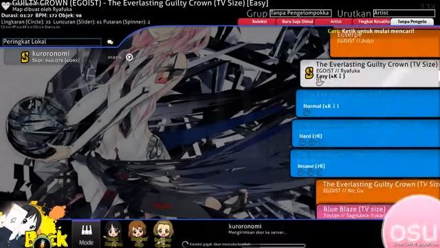 (Tutorial) The Everlasting Guilty Crown (Osu) смотреть онлайн