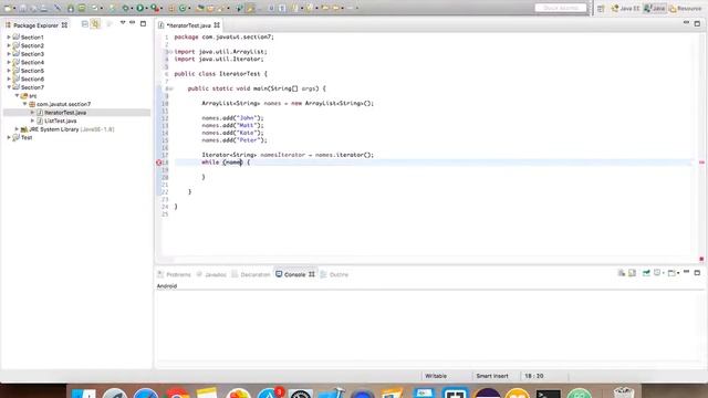 43 - Using Iterator in Java смотреть онлайн