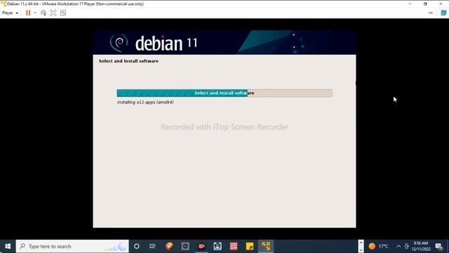 Installing Debian 11 on Vmware Workstation 17 смотреть онлайн
