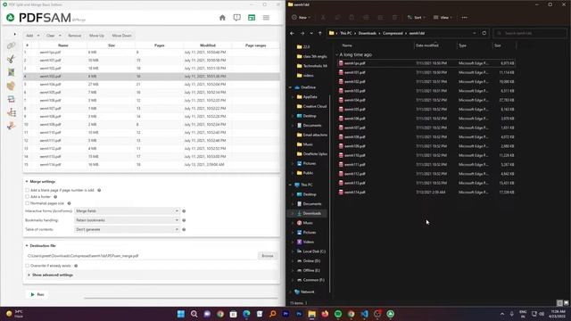 How to Merge, Split, Rotate & Extract PDF Files using PDFSAM (Basic) Software | FREE & OFFLINE смотреть онлайн