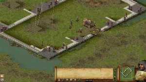 Stronghold Definitive Edition основная компания 15 миссия "Пробиваемся к болотам"