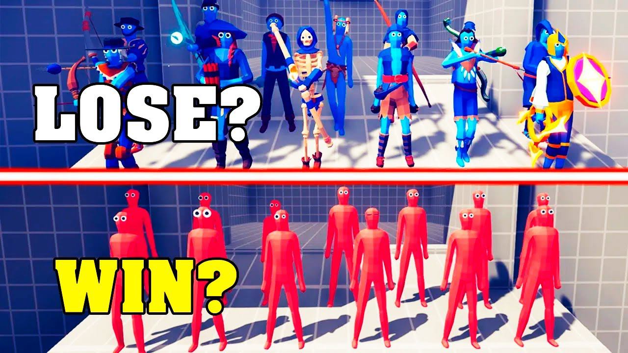 RANGED TEAM vs RANDOM TEAM | TABS - Totally Accurate Battle Simulator смотреть онлайн