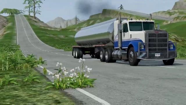 Epic Realistic Rollover Crashes in Beam NG Drive: Good Trucks vs. Cars #3 смотреть онлайн